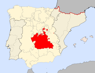 Королевство Толедо в 1590 году