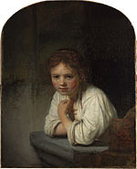 Rembrandt Harmensz van Rijn - Djevojka na prozoru - Google Art Project.jpg