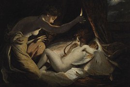 Cupido y Psique, de Joshua Reynolds, 1789.