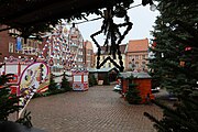 Riesenrad auf dem Weihnachtsmarkt auf dem Alten Markt Stralsund