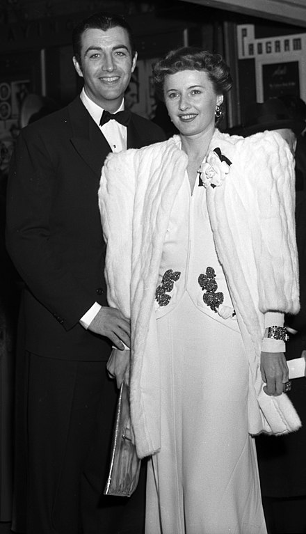 With Robert Taylor in 1941