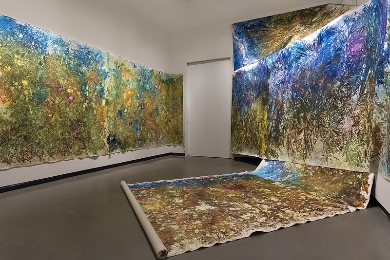 File:Rotem Reshef, Arcadia, 2019, Installation view, Katonah Museum of Art, NY.jpg