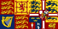 Estandarte Real de Alejandra de Dinamarca, Reina Consort.svg