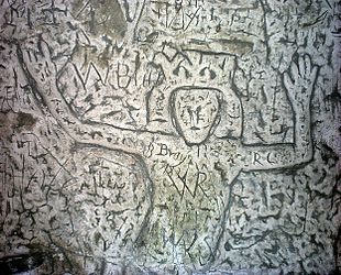 Royston Cave, incisione