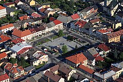 Rynek w Kętach.