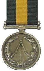 SANDF Commando Closure medal