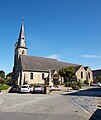 L'église paroissiale : vue extérieure d'ensemble côté sud-ouest 2