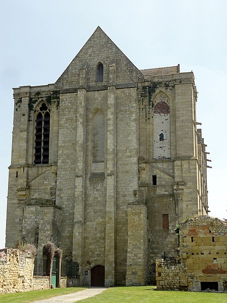 File:Saint-Martin-aux-Bois (60), église Saint-Martin, façade occidentale 2.jpg