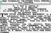 Sale notice for Trafford Hall in 1927 Sale notice Trafford Hall 1927.jpg