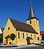 Die katholische Pfarrkirche St. Antonius der Einsiedler in Sambach, Ortsteil von Pommersfelden