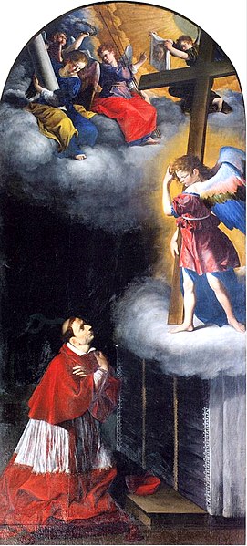 File:San Carlo Borromeo contempla gli strumenti della Passione - O. Gentileschi.jpg