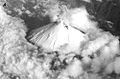 Puncak gunung Sangay, taun 1977