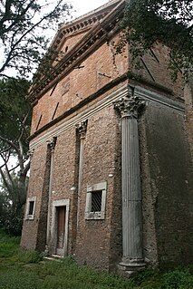 <span class="mw-page-title-main">Sant'Urbano alla Caffarella, Rome</span> Unused church in Rome built on site of former Roman temple