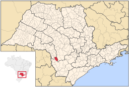 Taquarituba – Mappa