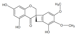 Chemische Struktur von Scillavon A.