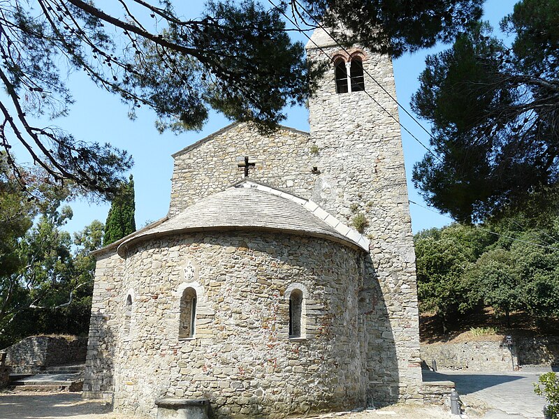 File:Sestri Levante-chiesa di san nicolò dell'isola-abside1.jpg