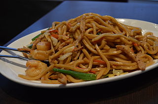 <span class="mw-page-title-main">Shanghai fried noodles</span> Chinese noodle dish