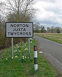 Shelford Lane enters Norton Juxta Twycross - geograph.org.uk - 739795.jpg