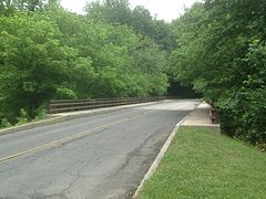 Deck of the Sherrill Drive Bridge