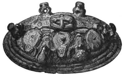 Fig. 8.—Oval Bowl-shaped Brooch of Bronze.