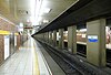 The tracks and platforms of Shin-Sakuradai Station in 2012