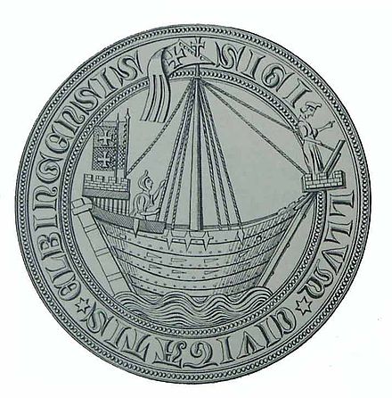 Hanseatic Seal of Elbing (now Elbląg)