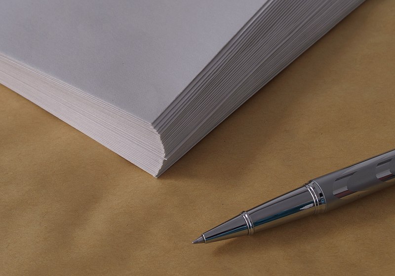 File:Silver Pen and Envelopes in Office by Martin Vorel.jpeg