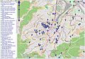 Beispiel der OSM-Standortkarte der Kunstwerke im öffentlichen Raum in Stuttgart.