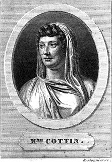 Sophie Ristaud Cottin French writer (1770–1807)