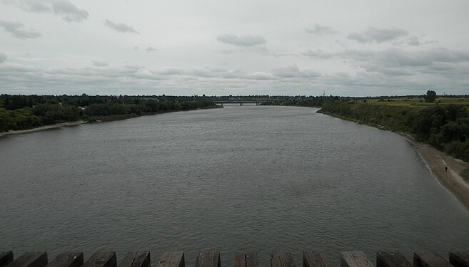 South Saskatchewan River (Northern View from Railway Bridge)