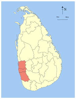 Western Region Megapolis Urban planning region of Sri Lanka