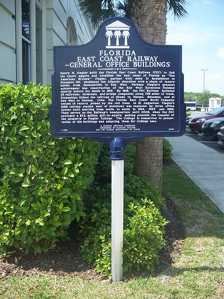 File:St Aug FL FEC Building marker01.jpg