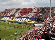 Coreografia del 27 aprile 2008 in Salernitana-Pescara