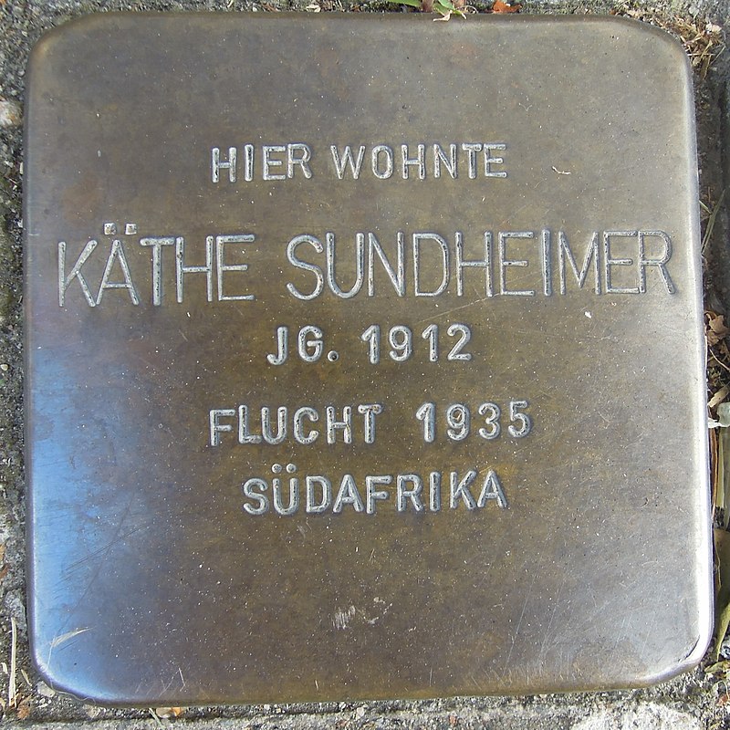 Stolperstein für Käthe Sundheimer