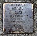 Amalie Haase, Kohlfurter Straße 20, Berlin-Kreuzberg, Deutschland