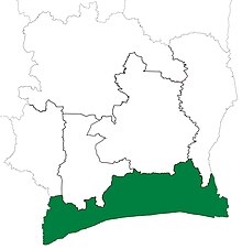 Mapa lokace Sud Department Pobřeží slonoviny (1963-69) .jpg