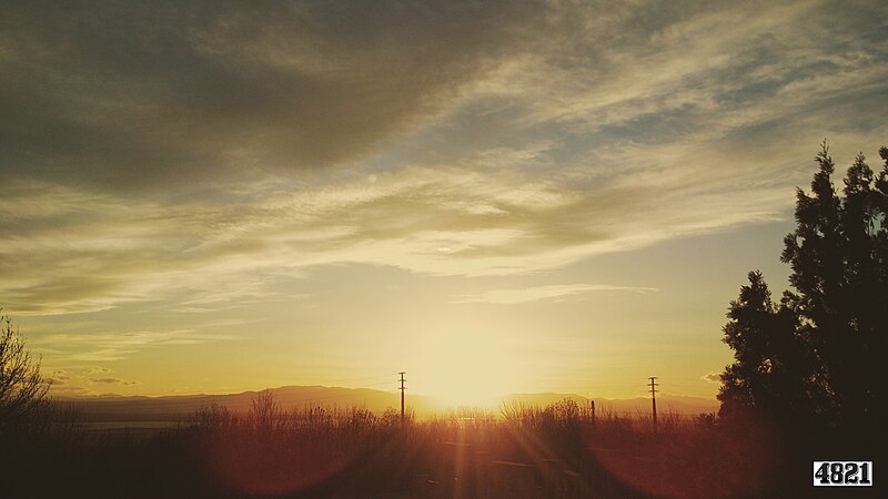 File:Sunset and lanscape in Ordubad Azerbaijian.jpg