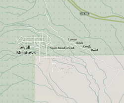 موقعیت سوآل میدوز، کالیفرنیا در نقشه