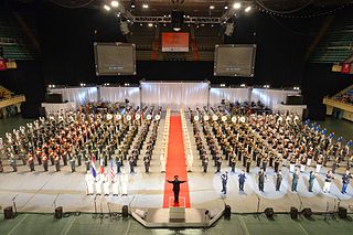 JSDF Marching Festival Cultural military tattoo in the JSDF