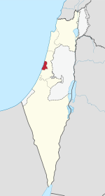 Tel Aviv-distriktet i Israel.svg