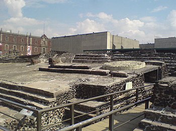 Primera parte del Templo Mayor.