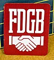Schild "FDGB"