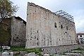 Ankyran Augustuksen ja Rooman temppelin cellan seinät.