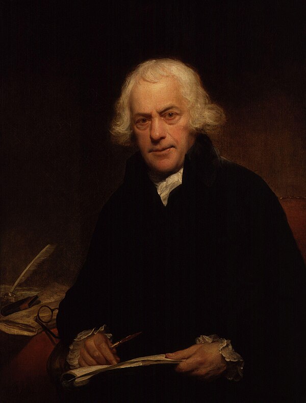 Portrait of Thomas Sandby by Sir William Beechey