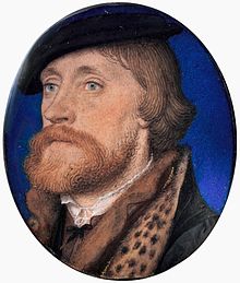 Thomas Wriothesley, 1st Earl of Southampton, who gained control of the abbey after the Dissolution of the Monasteries and made it his home. Portrait by Hans Holbein the Younger. Thomas Wriothesley, 1st Earl of Southampton by Hans Holbein the Younger.jpg