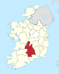 Tipperary in Ireland.svg