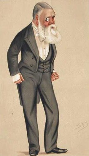 Caricature of Taylor by "Spy" in Vanity Fair, 1876