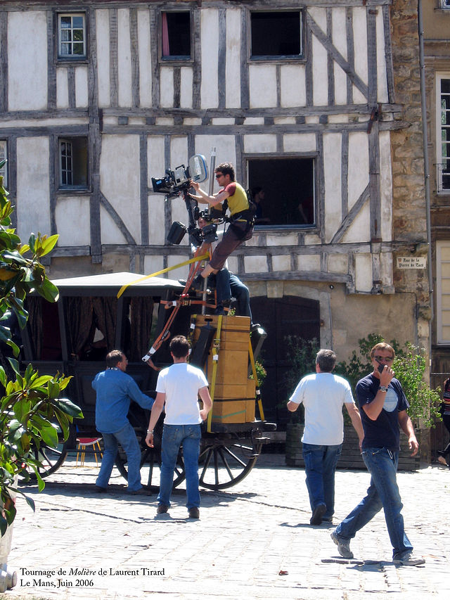 Tournage du film Molière