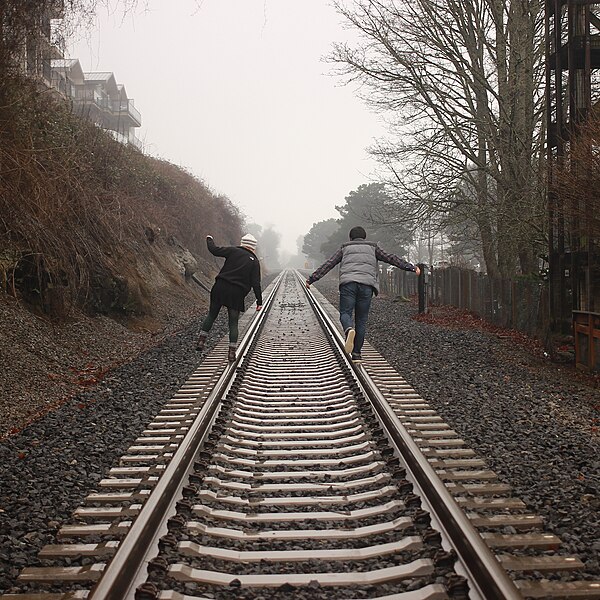 File:Train tracks (Unsplash).jpg