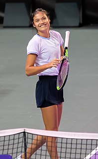 Emma Raducanu British tennis player